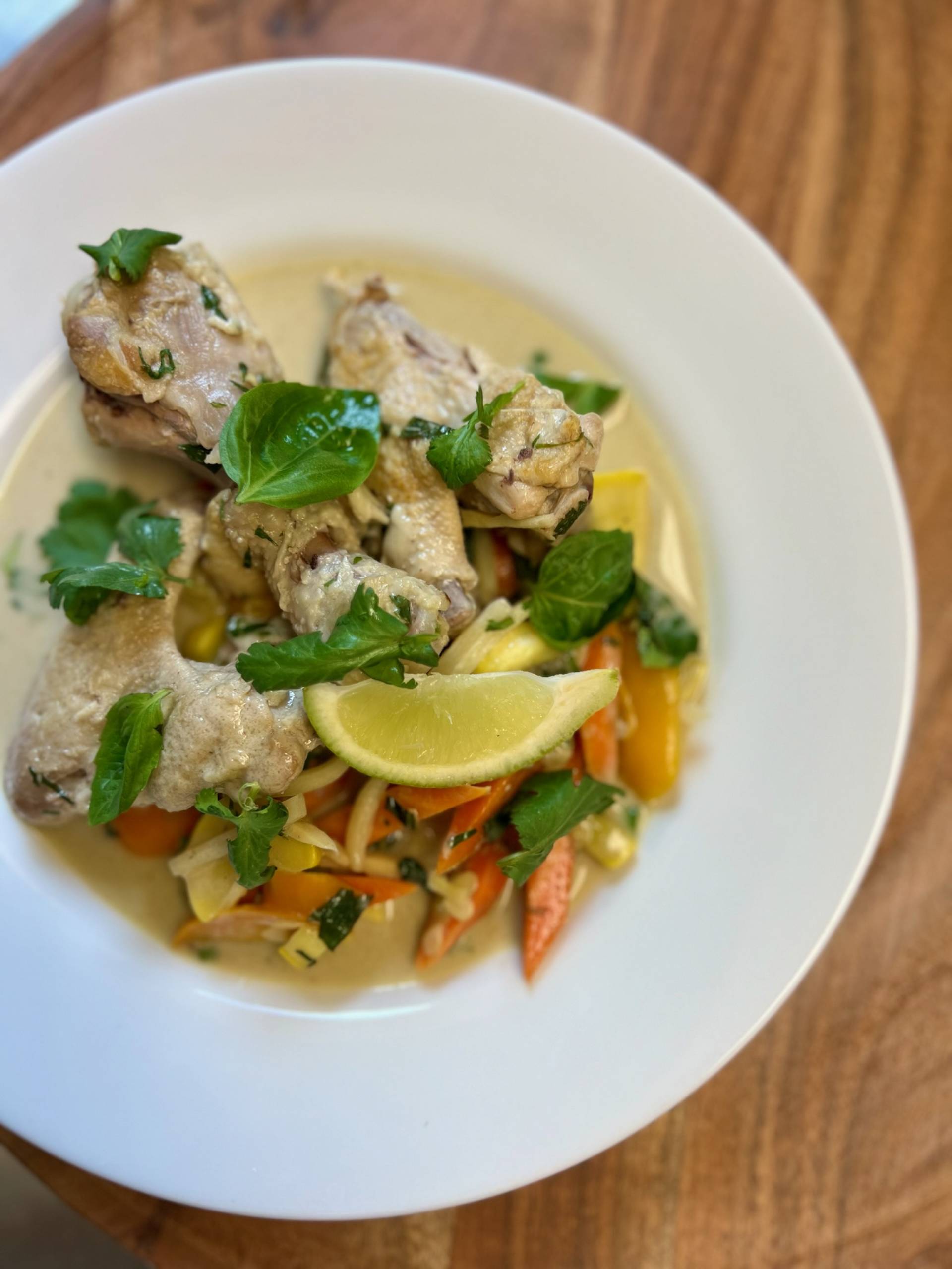 Puna Chicks Thai Green Chicken Curry with Jasmine Rice