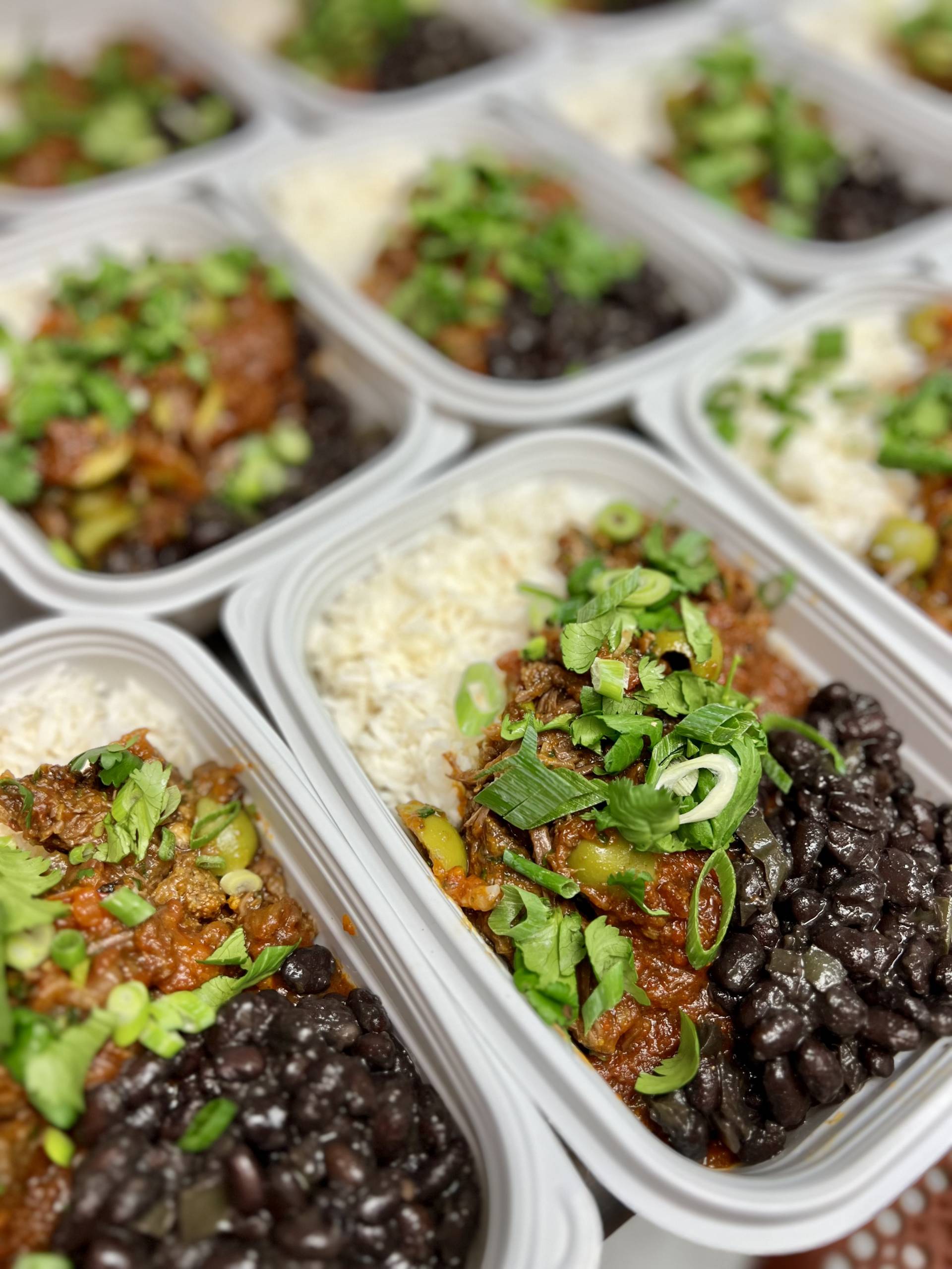 Cuban Ropa Vieja with Black Beans and Basmati Rice