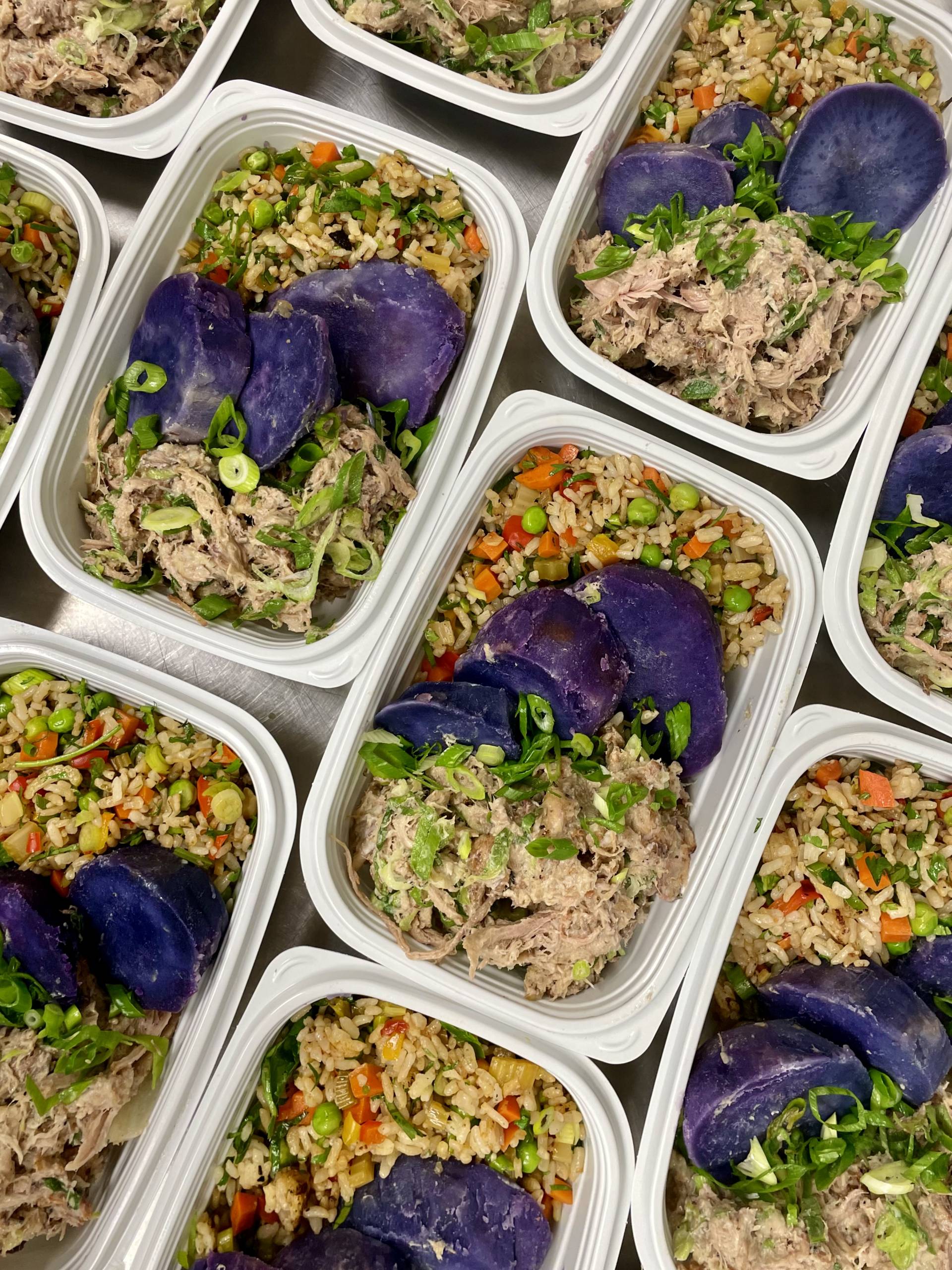 Kalua Pork & Cabbage with Fried Rice & Steamed Uala