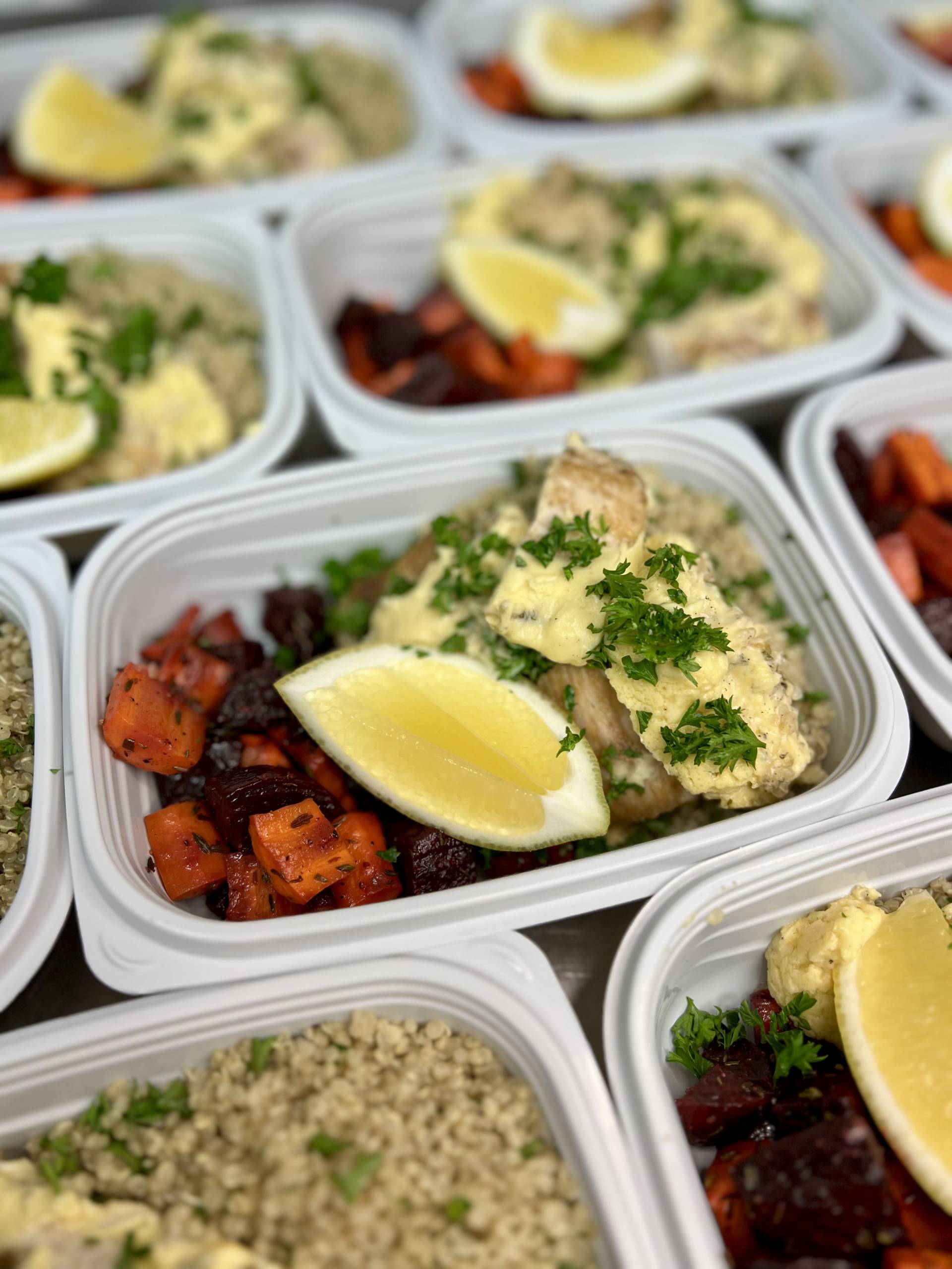 Fresh Catch in Lemon Beurre Blanc with Quinoa & Roasted Beet Medley
